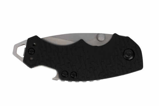 Kershaw 2.4in Shuffle stainless steel folding knife with integral flat head screw driver and bottle opener